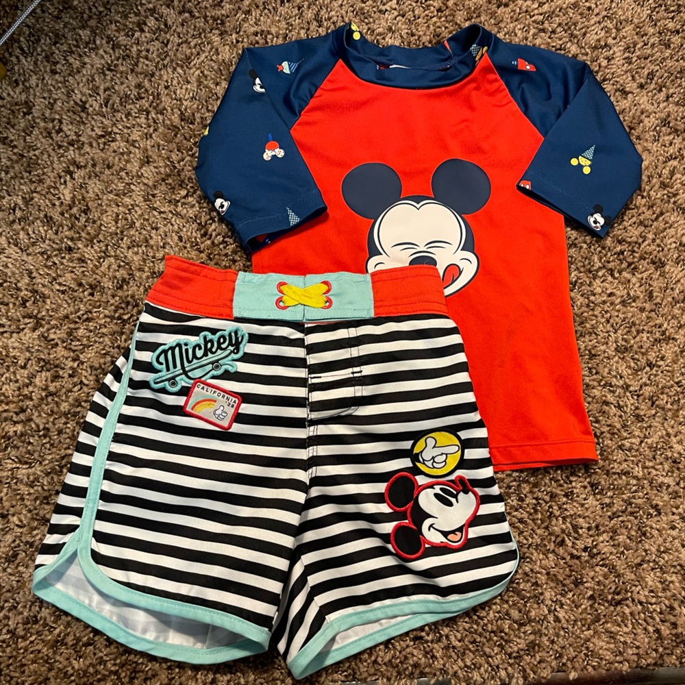 Disney Frozen Treat Mickey Swim Separates - 3/4